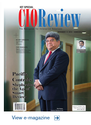 Pacific Controls is recognised among ‘50 Most Promising IoT Solution Providers 2015’ by CIOReview magazine