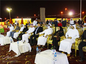 Dubai Civil Defence Safety awareness campaign tent at Al Warqa