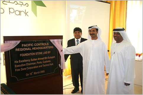 Pacific Controls’ Green Building ground-breaking ceremony at Techno Park, Dubai