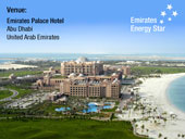 Emirates Energy Star venue: Emirates Palace, Abu Dhabi, UAE